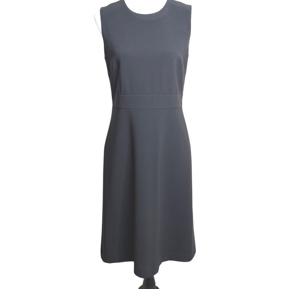 Ann Taylor Seamed Sheath Dress Little Black Dress Classic Career 6P